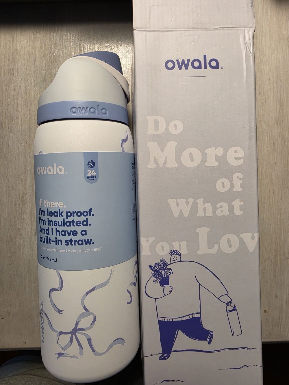 Owala Insulated Straw Water Bottle Tied And True - 32oz